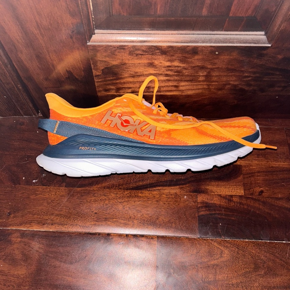 Hoka One One Vibrant Orange Athletic Shoes